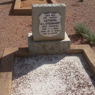 STEENKAMP Cathrina A.L. nee VISAGIE 1866-1942