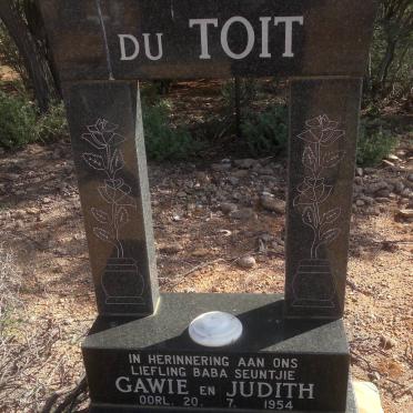 TOIT Gawie, du -1954 :: DU TOIT Judith -1954
