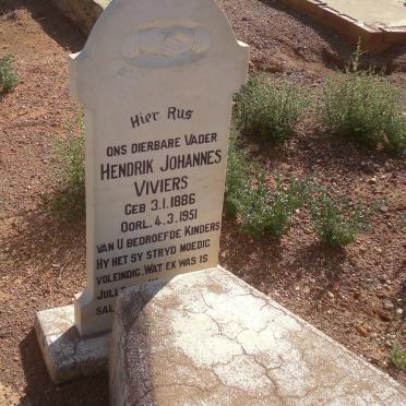 VIVIERS Hendrik Johannes 1886-1951