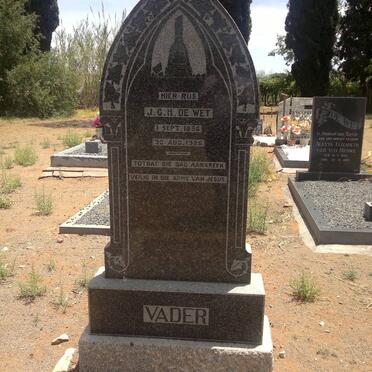 WET J.C.H., de 1856-1926