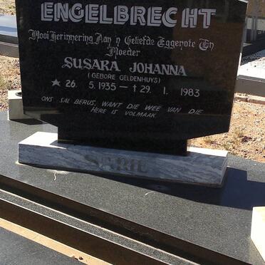 ENGELBRECHT Susara Johanna GELDENHUYS 1935-1983