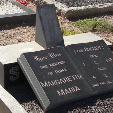 STEENKAMP Margaretha Maria nee BURGER 1911-1981