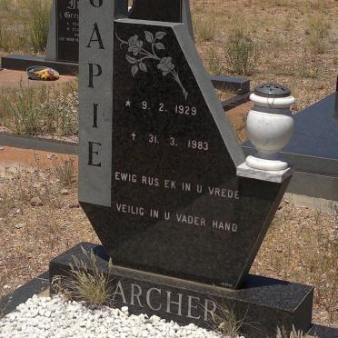 ARCHER Japie 1929-1983