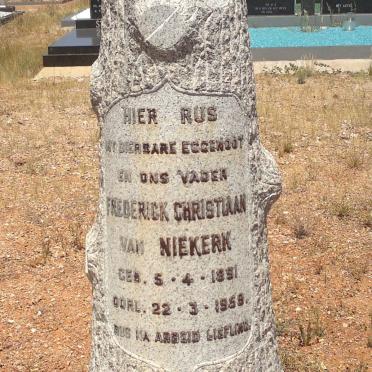 NIEKERK Frederick Christiaan, van 1891-1958