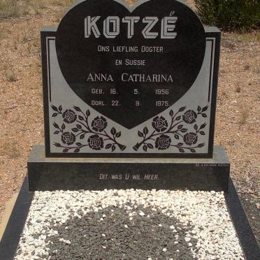 KOTZE Anna Catharina 1956-1975