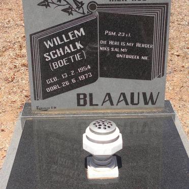 BLAAUW Willem Schalk 1954-1973