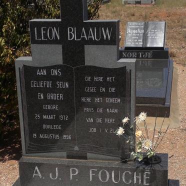 BLAAUW Leon 1972-1996 :: FOUCHE A.J.P.