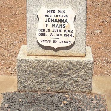 MANS Johanna E. 1942-1944