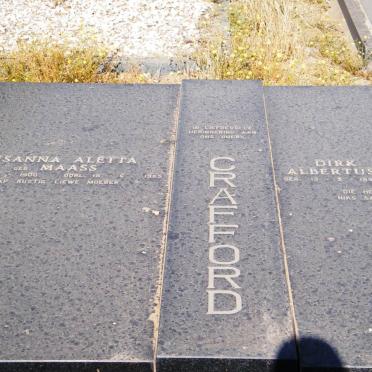 CRAFFORD Dirk Johannes Albertus Gerhardus 1894-1984 &amp; Susanna Aletta MAASS 1900-1965    
