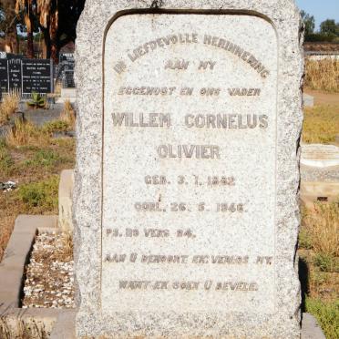 OLIVIER Willem Cornelus 1882-1946