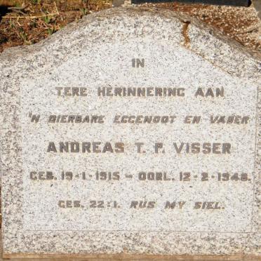 VISSER Andreas T.P. 1915-1948
