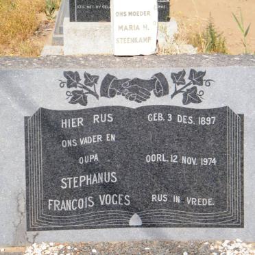 VOGES Stephanus Francois 1897-1974