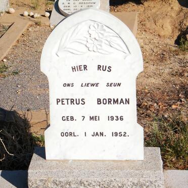 BORMAN Petrus 1936-1952