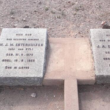 ESTERHUIZEN J.A. 1867-1945 &amp; H.J.M. VAN ZYL 1873-1956