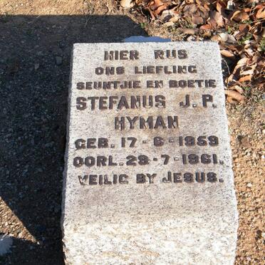 HYMAN Stefanus J.P. 1959-1961