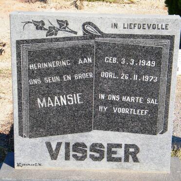 VISSER Maansie 1949-1973