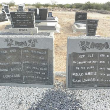 LOMBAARD Nicolaas Albertus 1902-1961 &amp; Maria Sophia BYLEVELD 1901-1967