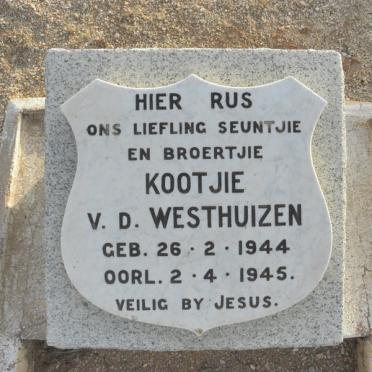 WESTHUIZEN Kootjie, v.d. 1944-1945