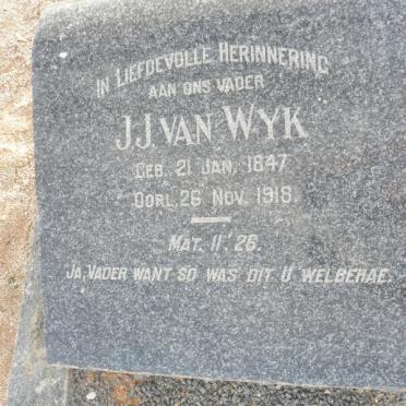 WYK J.J., van 1847-1918