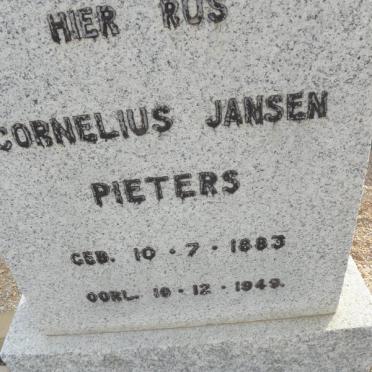 PIETERS Cornelius Jansen 1883-1949
