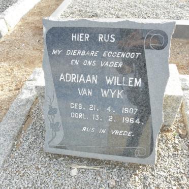 WYK Adriaan Willem, van 1907-1964
