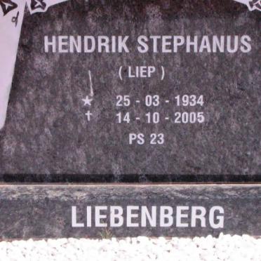 LIEBENBERG Hendrik Stephanus 1934-2005