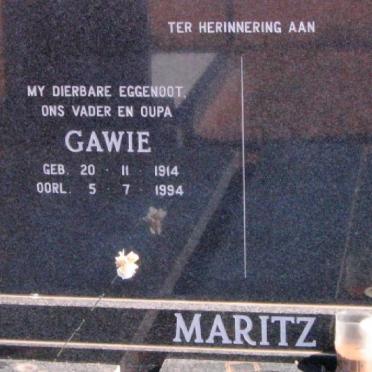 MARITZ Gawie 1914-1994