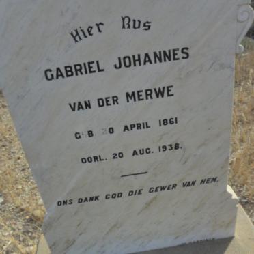 MERWE Gabriel Johannes, van der 1861-1938 &amp; Maria Magdalena Petronella Catharina OBERHOLSTER 1872-1925