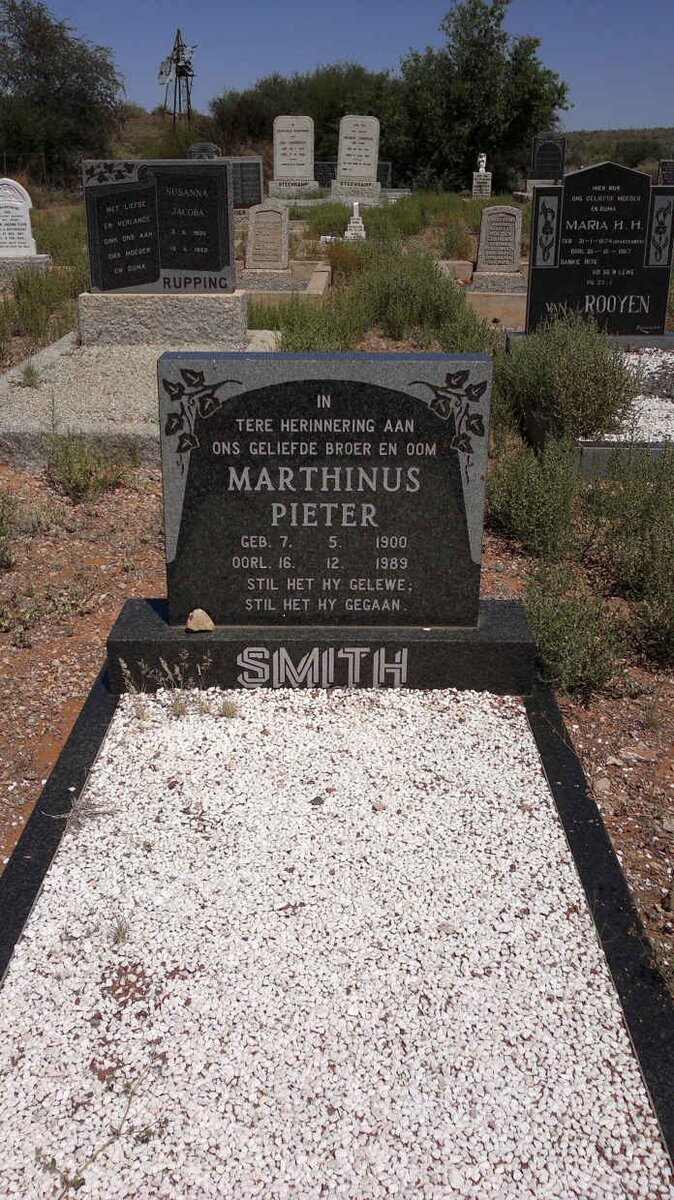 SMITH Mathinus Pieter 1900-1989