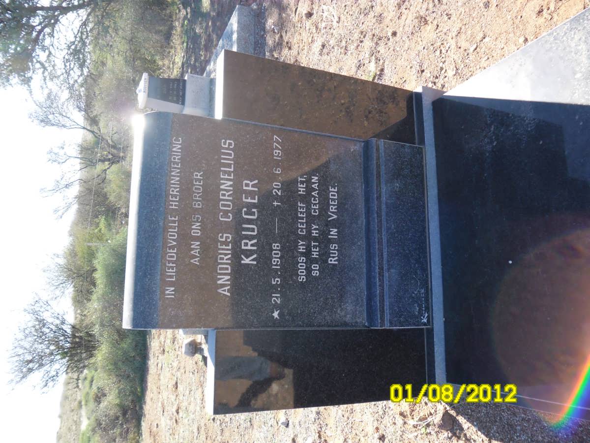 KRUGER Andries Cornelius 1908-1977