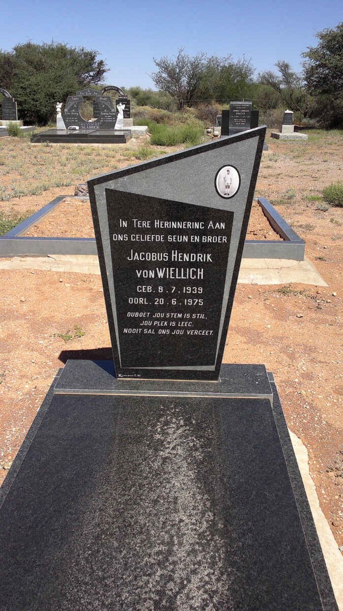 WIELLICH Jacobus Hendrik, von 1939-1975