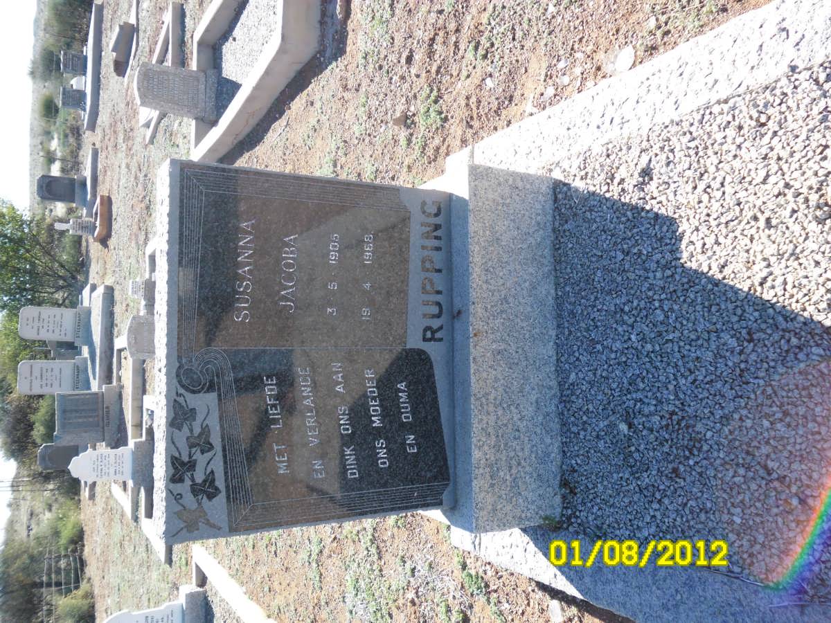 RUPPING Susanna Jacoba 1905-1968