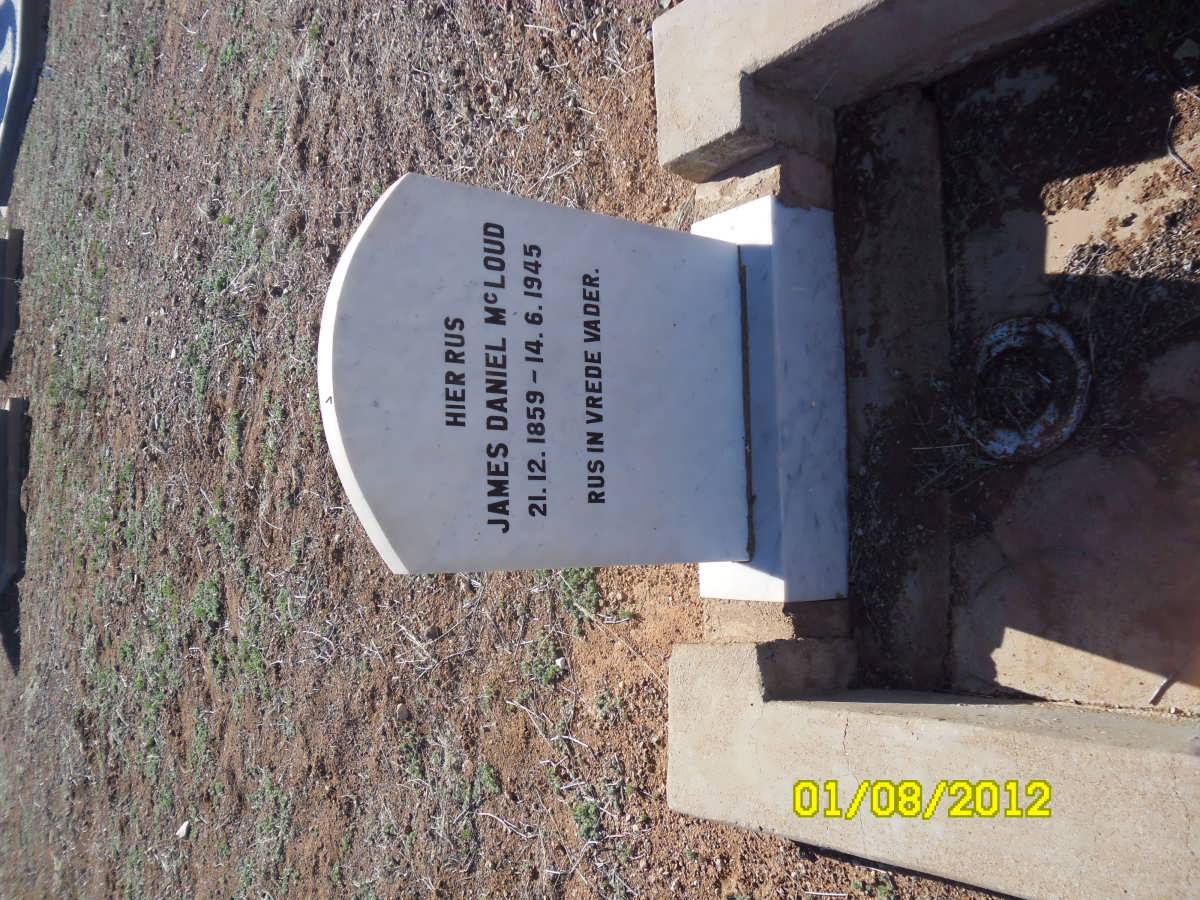 MCLOUD James Daniel 1859-1945