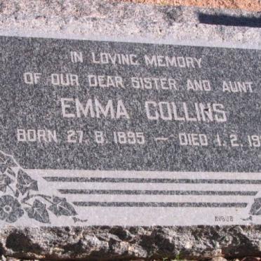 COLLINS Emma 1895-1960