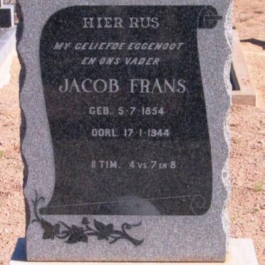 KLERK Jacob Frans, de 1854-1944