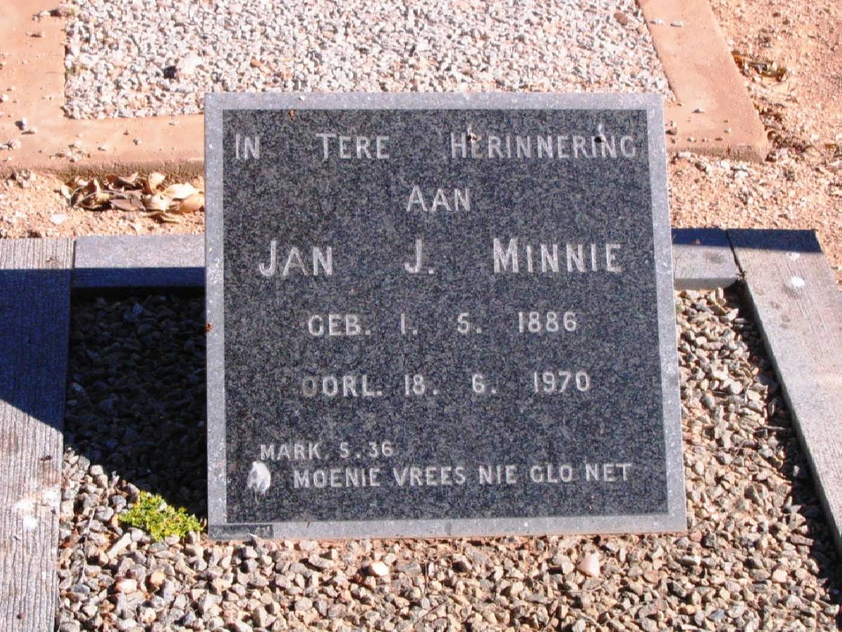 MINNIE Jan J. 1886-1970