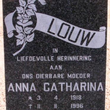 LOUW Anna Catharina 1918-1996