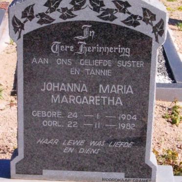 BERGH Johanna Maria Margaretha 1904-1982