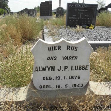 LUBBE Alwyn J.P. 1976-1943
