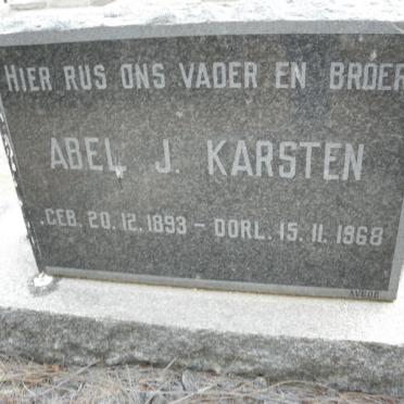 KARSTEN Abel J. 1893-1968 :: KARSTEN Cornelia G. nee STADLER 1880-1959