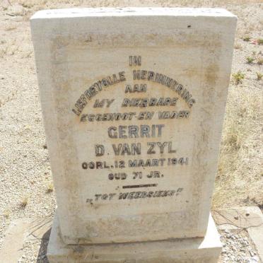 ZYL Gerrit D., van -1941