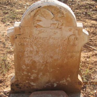 NOLTE Frans Gysbert Fredrik 1931-1932