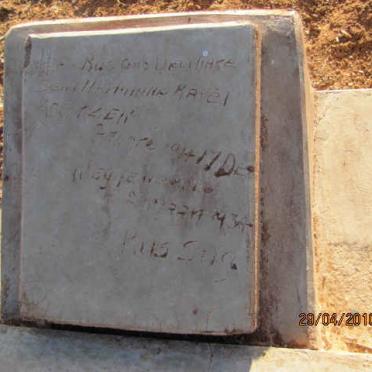 KRIEL Sarel Hermanus 19??-19??