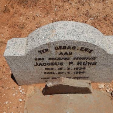 KÜHN Jacobus P. 19?4-19?4