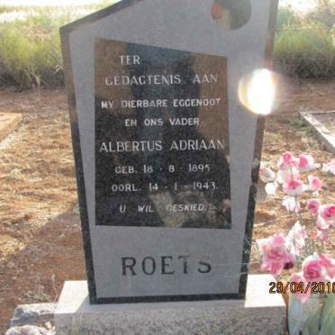 ROETS Albertus Adriaan 1895-1943 &amp; Hester Margarietha 190?-19?? 
