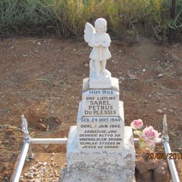 PLESSIS Sarel Petrus, du 1944-1945