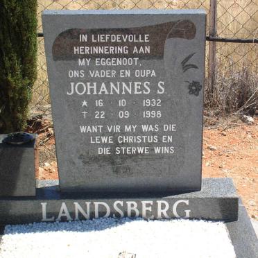 LANDSBERG Johannes S. 1932-1998