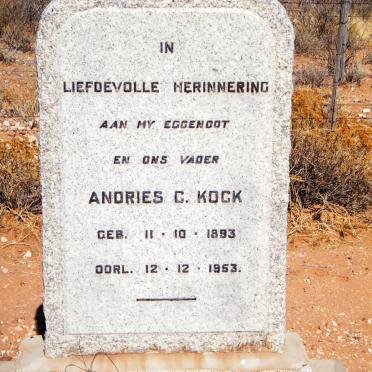 KOCK Andries C. 1893-1953