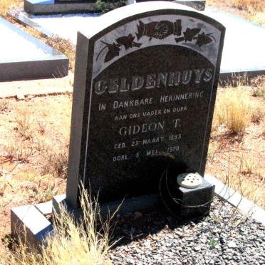 GELDENHUYS Gideon T. 1893-1970