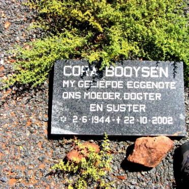 BOOYSEN Cora 1944-2002
